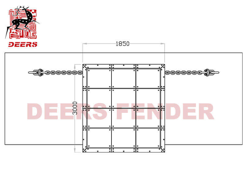 Especificación de la defensa de caucho celular (4)