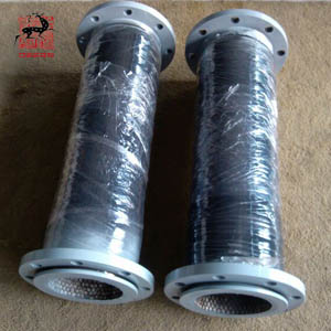 Manguera de descarga de cerámica con brida suelta