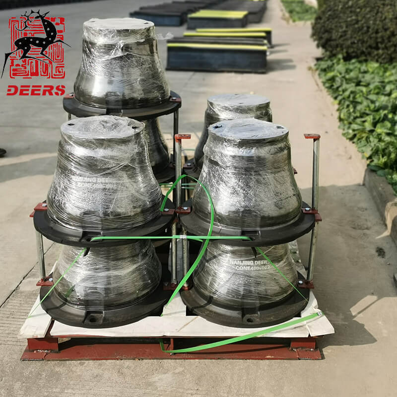 Producción de guardabarros de caucho cónico (2)