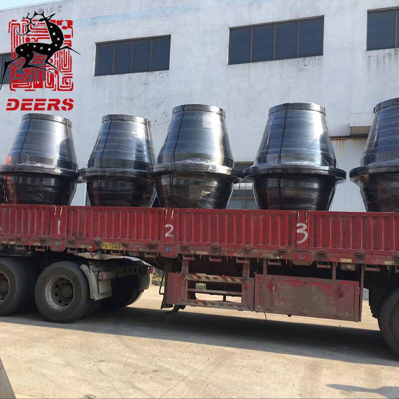 Producción de guardabarros de caucho cónico (3)